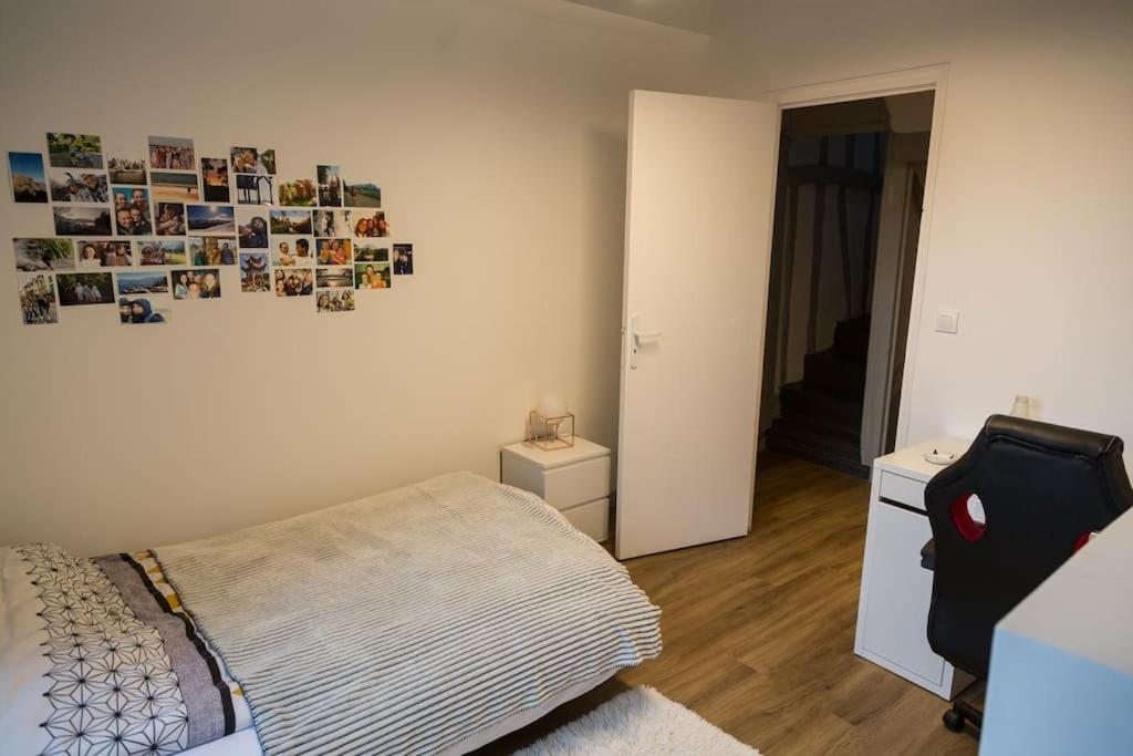 Maison De Ville Calme Rouen St.Paul 2Ch Proche Chu Esterno foto
